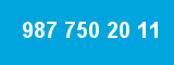 987 750 20 11